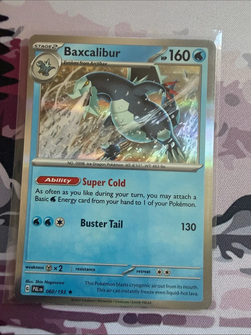 Frigibax Arctibax Baxcalibur Pokémon Evolution Lot Holo/Reverse Holo ❄️ ✨5/$25✨